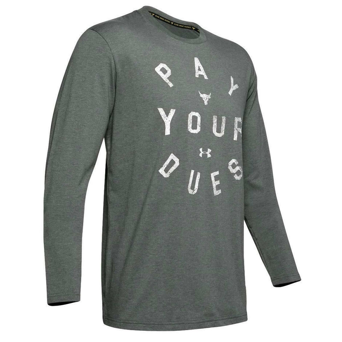 Under Armour x Project Rock Mens Grey Top