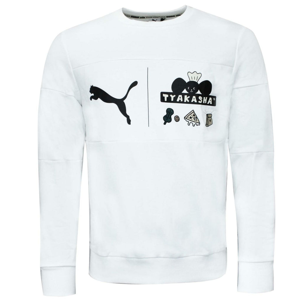 Puma x Tyakasha Mens White Jumper