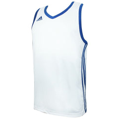 Adidas E Kit 3.0 Mens White Basketball Vest