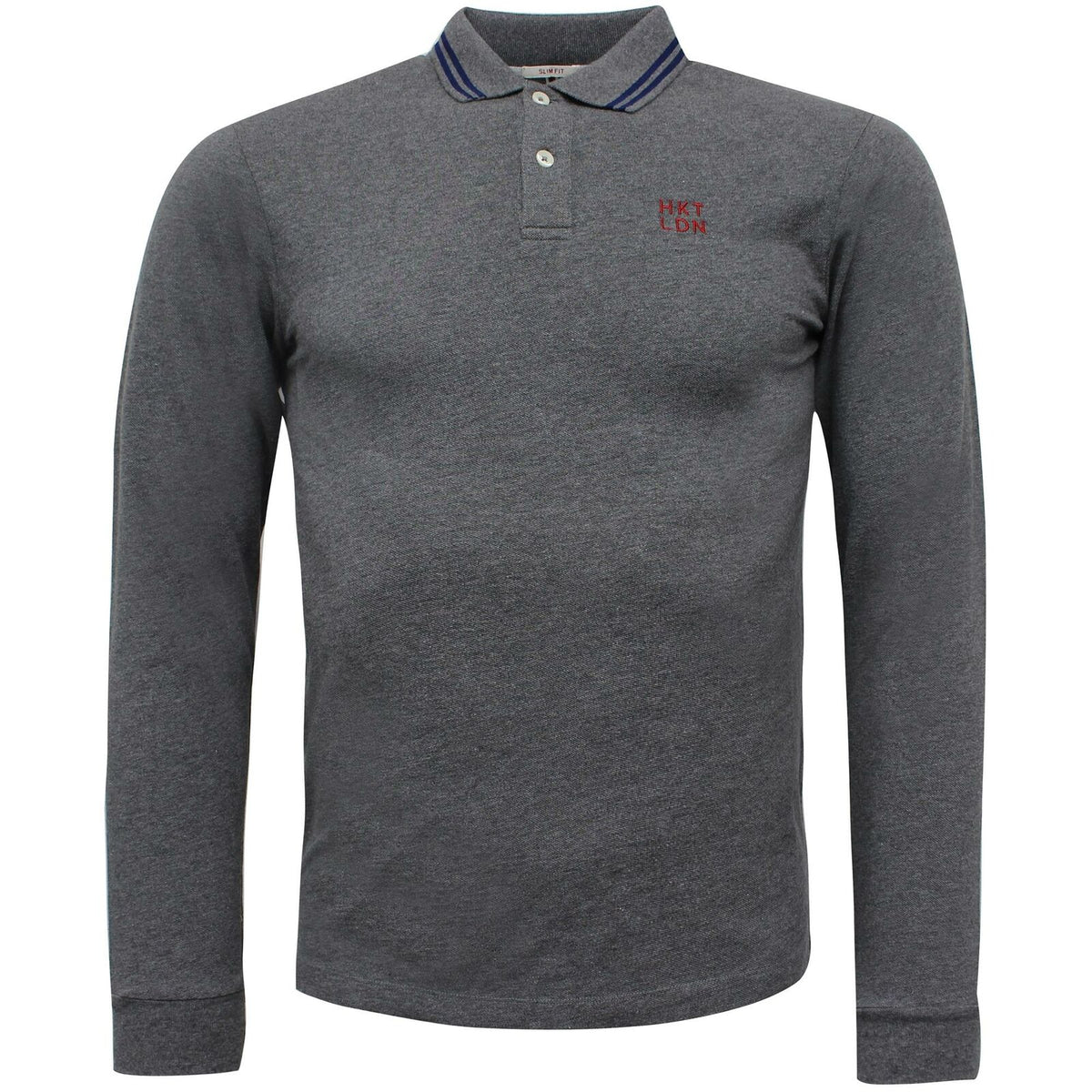 Hackett Pique Mens Grey Polo Shirt