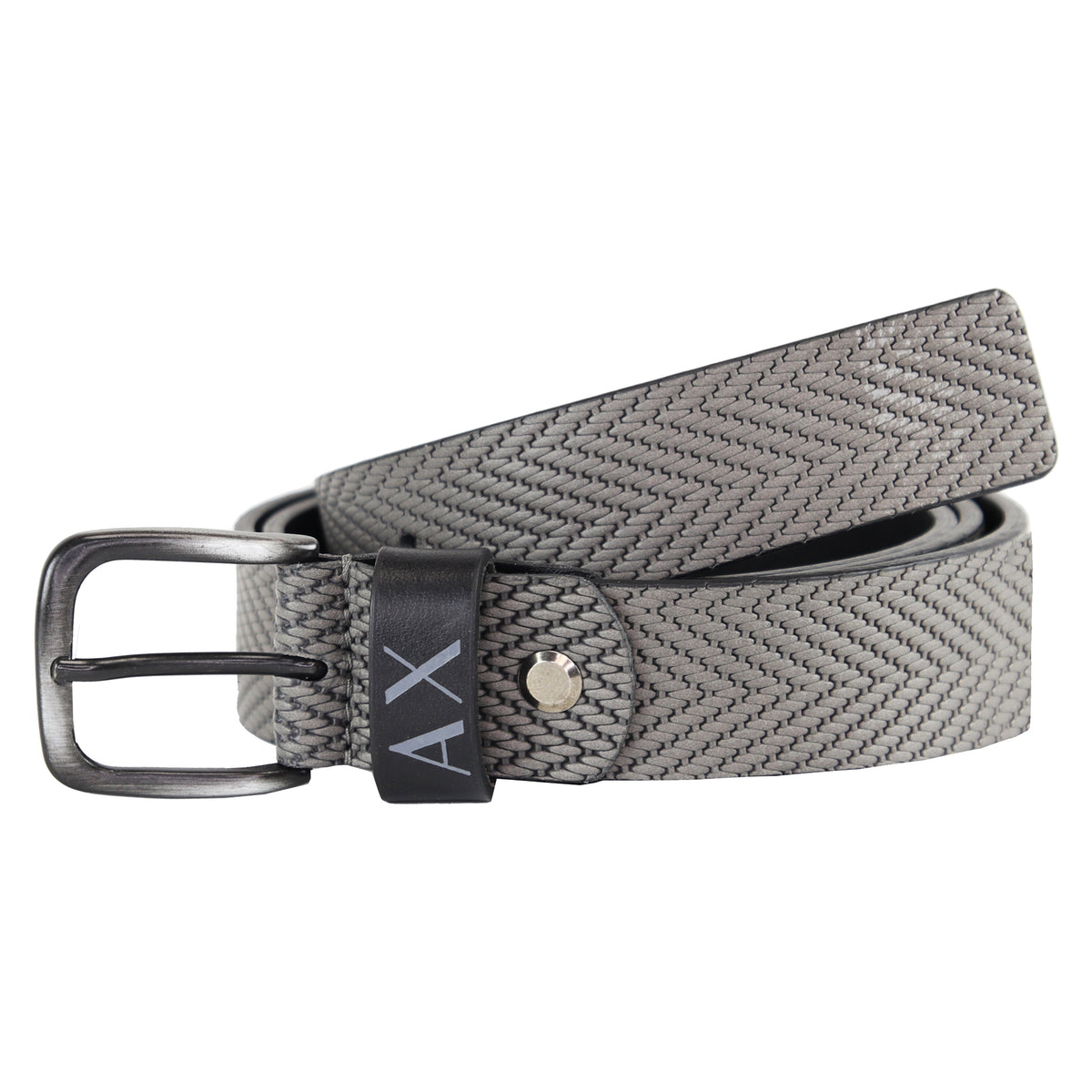 Armani Exchange Fashion Mens Grey Belt