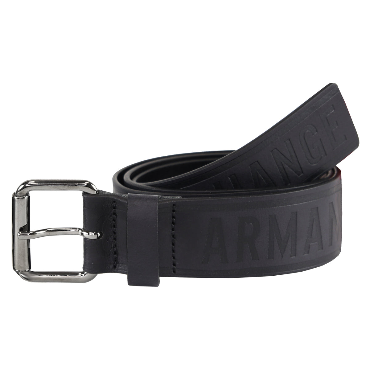 Armani Exchange Tongue Mens Black Belt