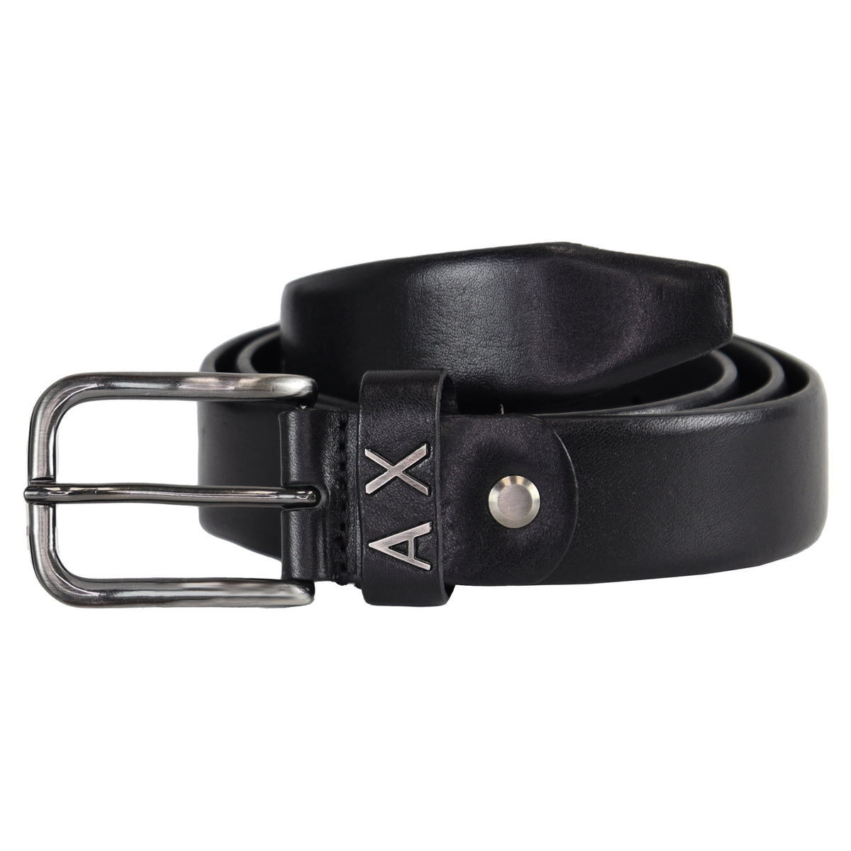 Armani Exchange Tongue Mens Black Belt