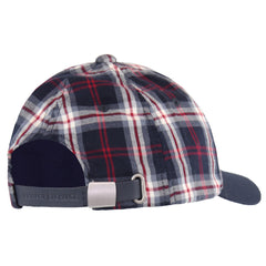 Armani Exchange Blue Red Plaid Baseball Cap 954081 8A163 00474