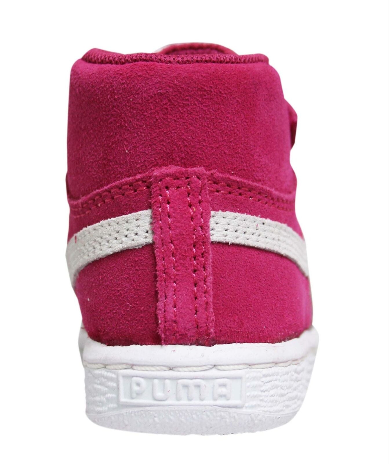 Puma Suede Classic Mid V Kids Hook & Loop Girls Toddlers Trainers 356627 02