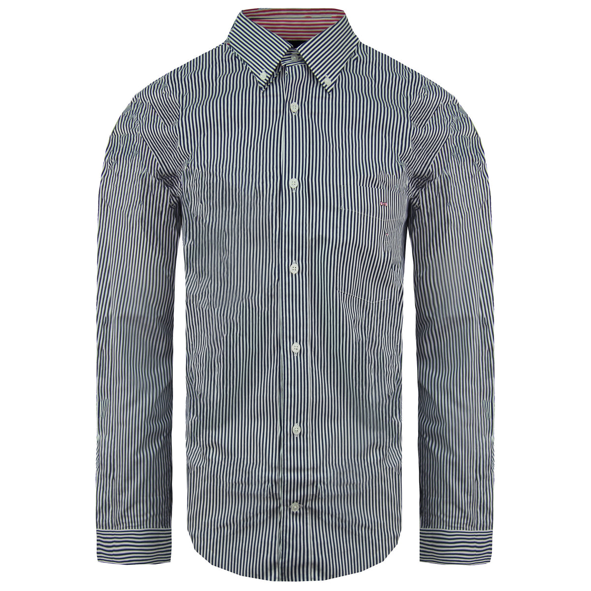 Eden Park Regular Mens Blue/White Oxford Shirt