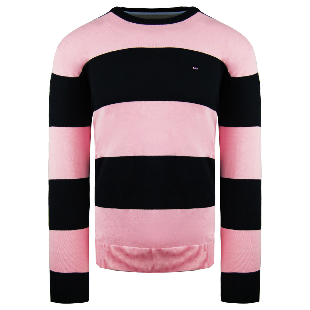 Eden Park Mens Pink/Navy Sweater