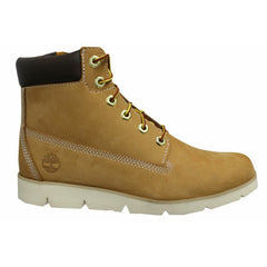 Timberland Radford 6 Inch Side Zip Wheat Leather Lace Up Juniors Boots A1RBS