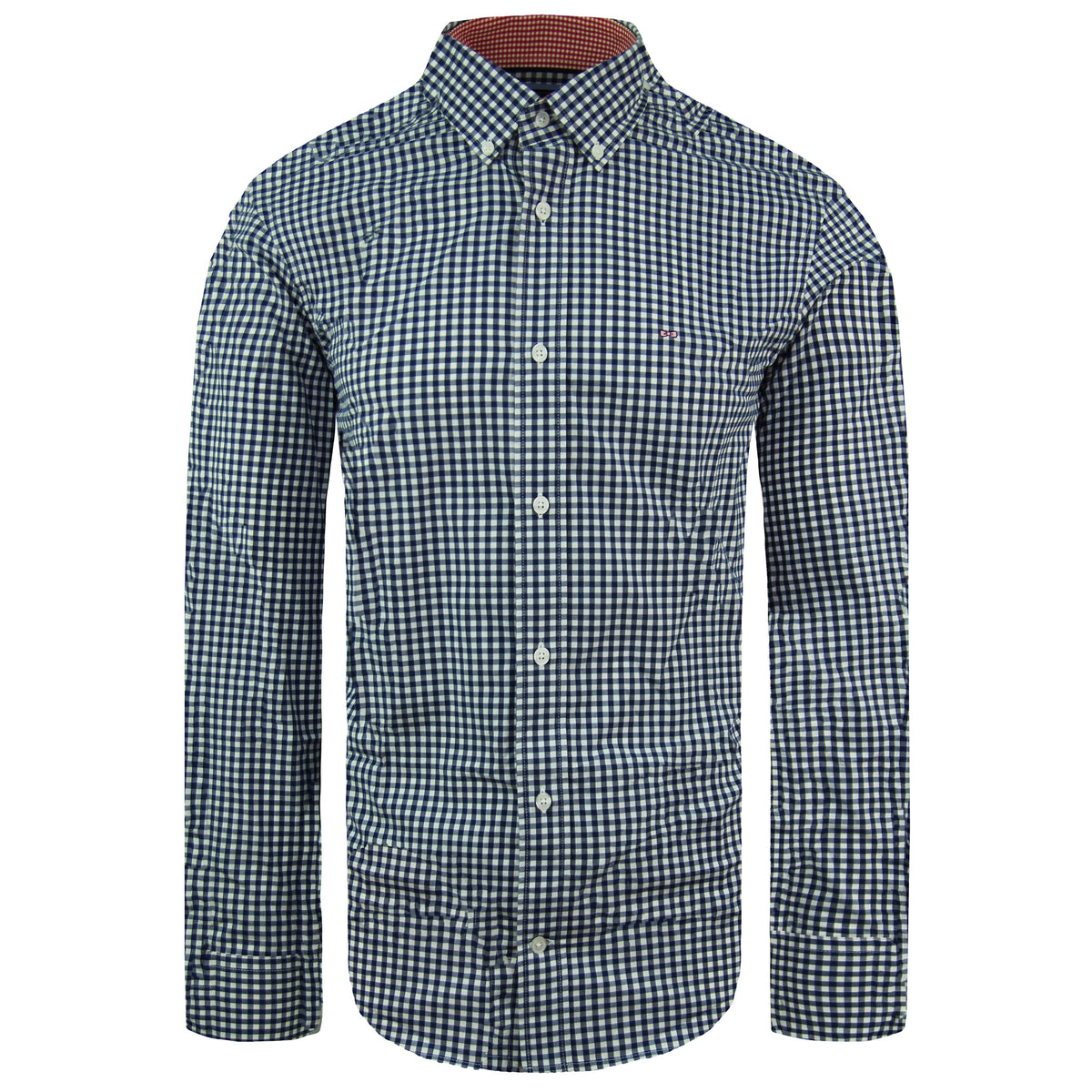 Eden Park Regular Mens Blue/White Oxford Shirt