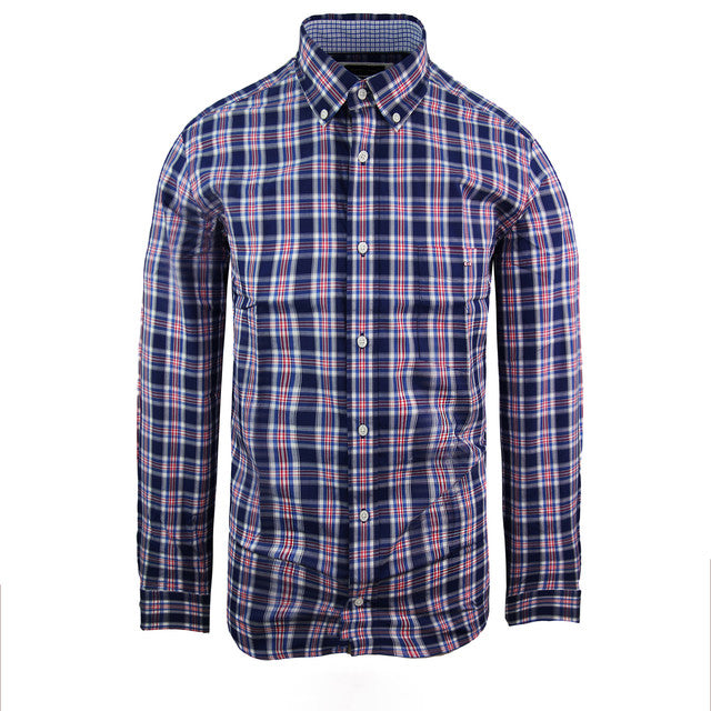 Eden Park Paris Regular Mens Blue Oxford Shirt