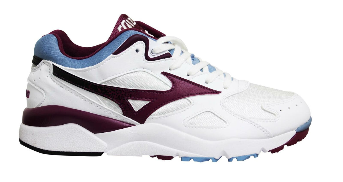 Mizuno Sport Style Sky Medal White/Maroon Trainers - Mens