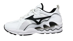 Mizuno Sport Style Wave Rider 1 Mens White/Black Trainers