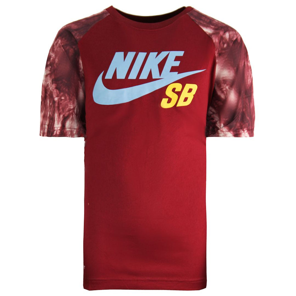 Nike Skateboarding Dri-Fit Kids Burgundy T-Shirt