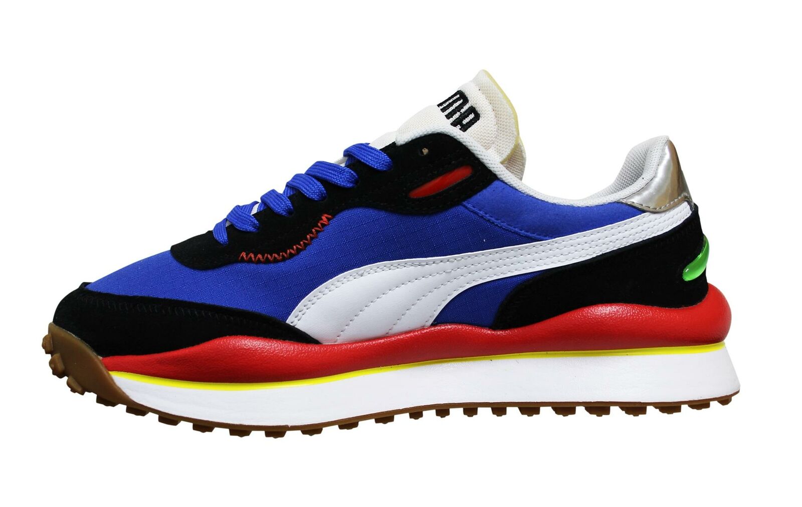 Puma Style Rider Play On Mens Blue/Black Trainers