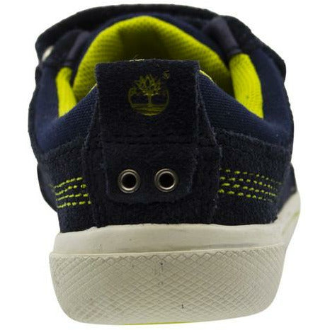 Timberland Littleton Ox Blue Suede Hook And Loop Toddlers Trainers A15RE