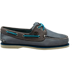 Timberland Classic 2 Eye Mens Blue Boat Shoes