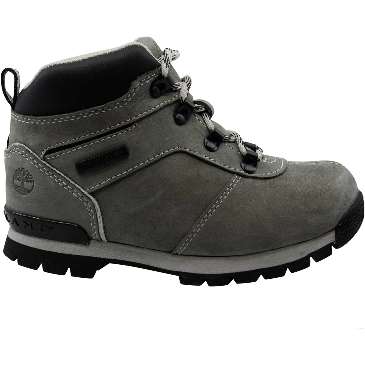 Timberland Splitrock 2 Grey Leather Lace Up Youths Boots A19K6