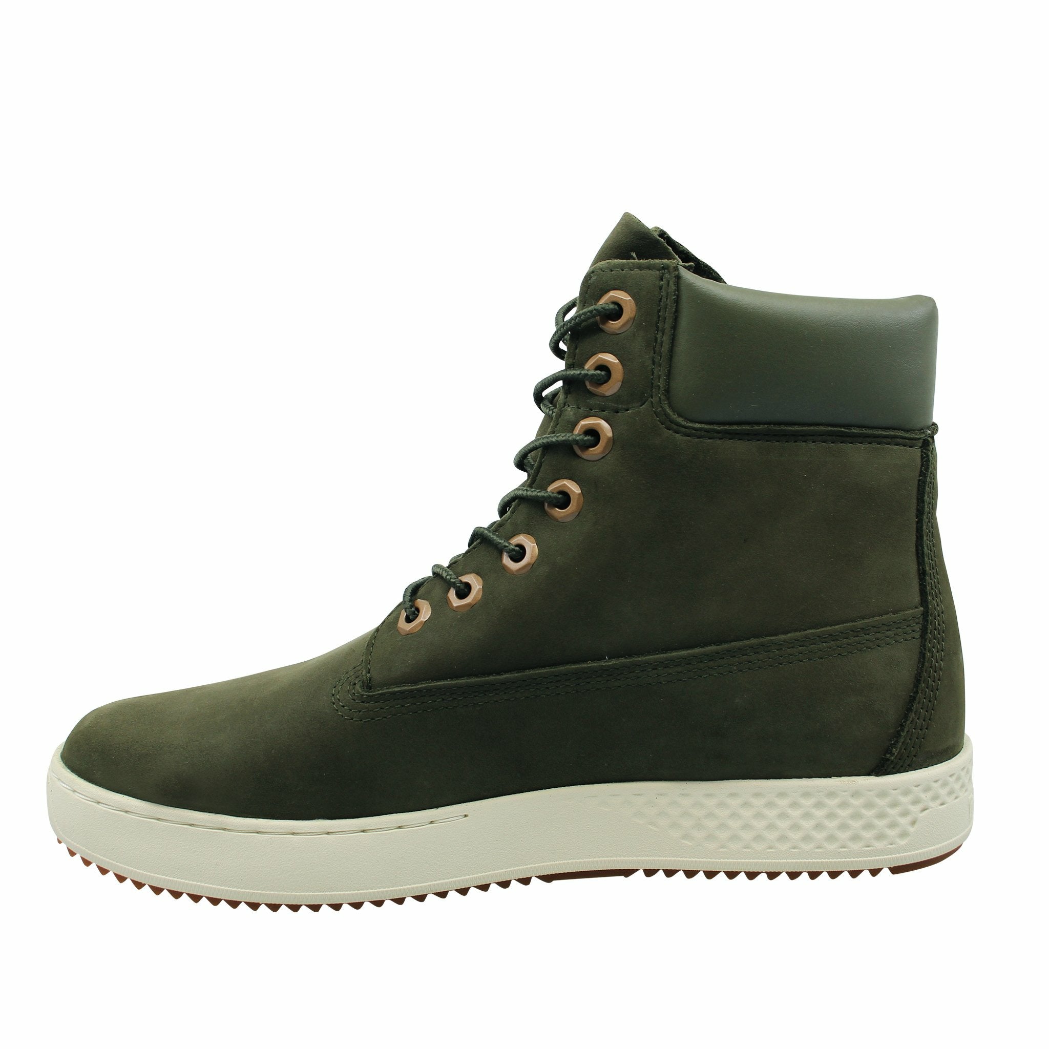 Timberland Cityroam 6 Inch Waterproof Green Lace Up Mens Boots