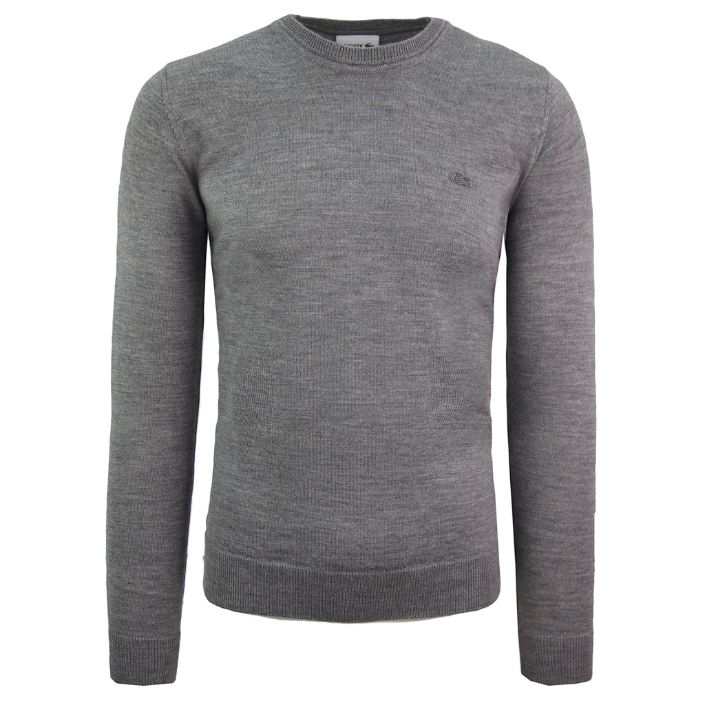 Lacoste Wool Mens Grey Sweater