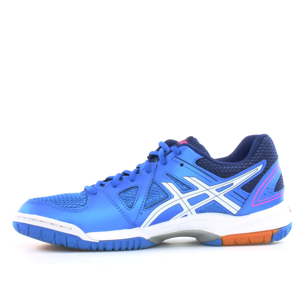 Asics Gel-Blocker Blue Synthetic Lace Up Womens Trainers B65NQ 4001