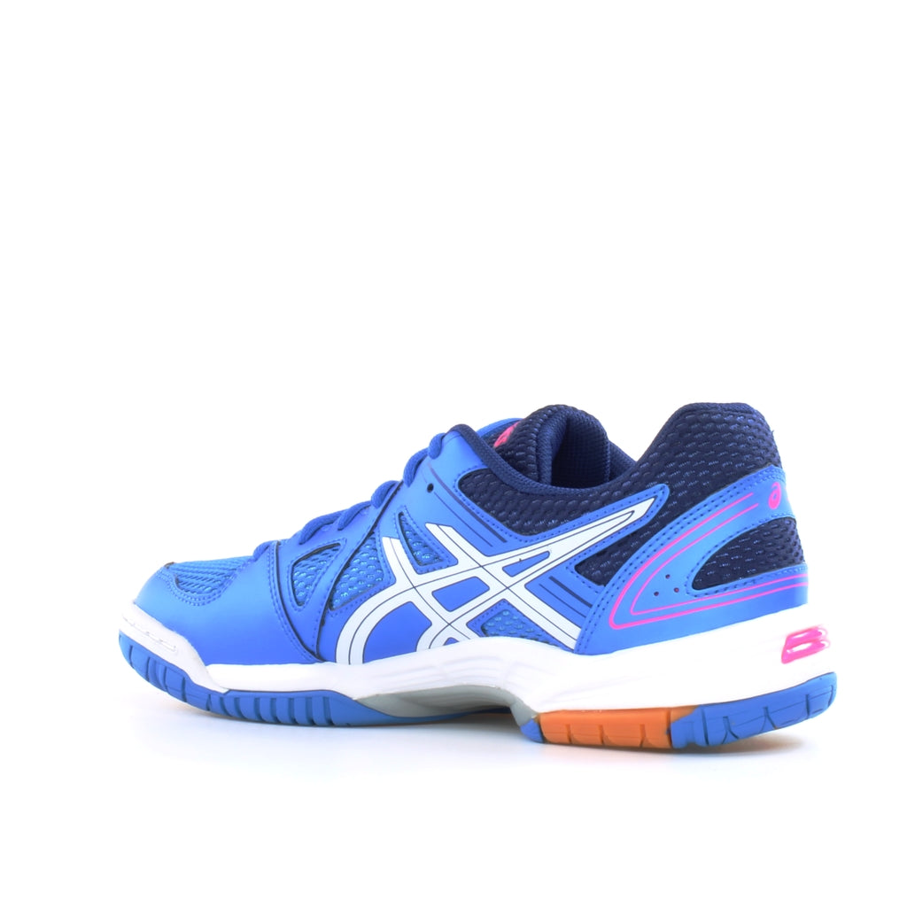 Asics Gel-Blocker Blue Synthetic Lace Up Womens Trainers B65NQ 4001