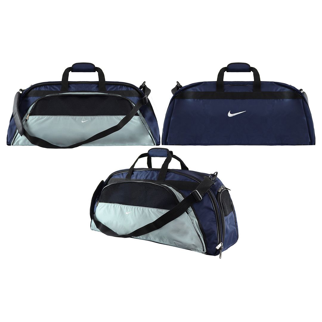 Nike Logo Navy Blue Unisex Training Duffel Bag BA0029 402