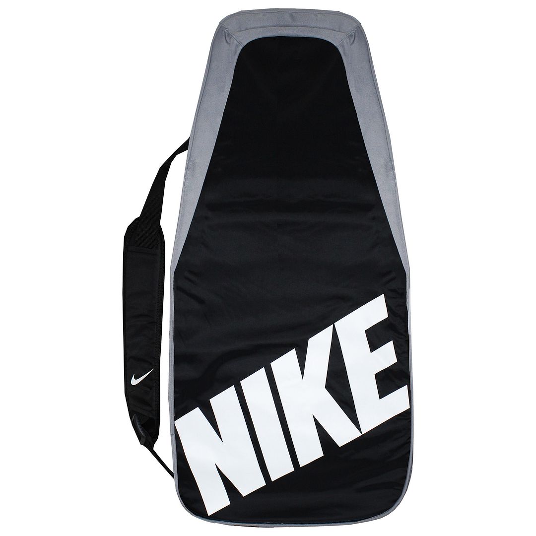 Nike Logo Mens Black/Grey Duffel Bag