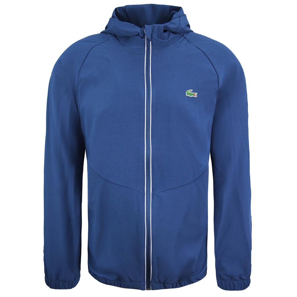 Lacoste Sport Novak Djokovic Mens Blue Jacket