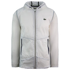 Lacoste Windbreaker Mens White Jacket