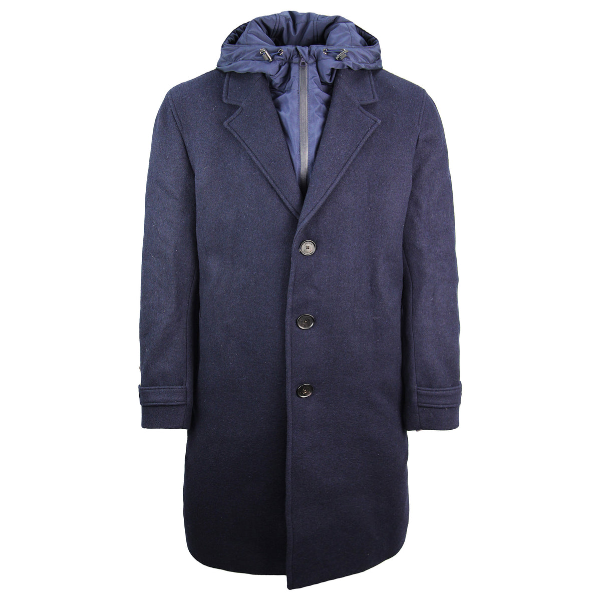 Lacoste Trench Mens Navy Coat