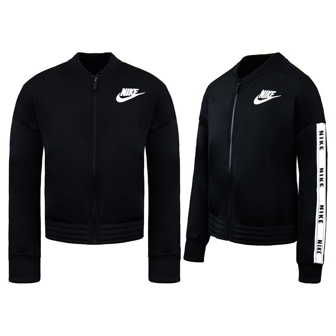 Nike Long Sleeve Zip Up Stretch Waist Womens Tracksuit BV2769 010