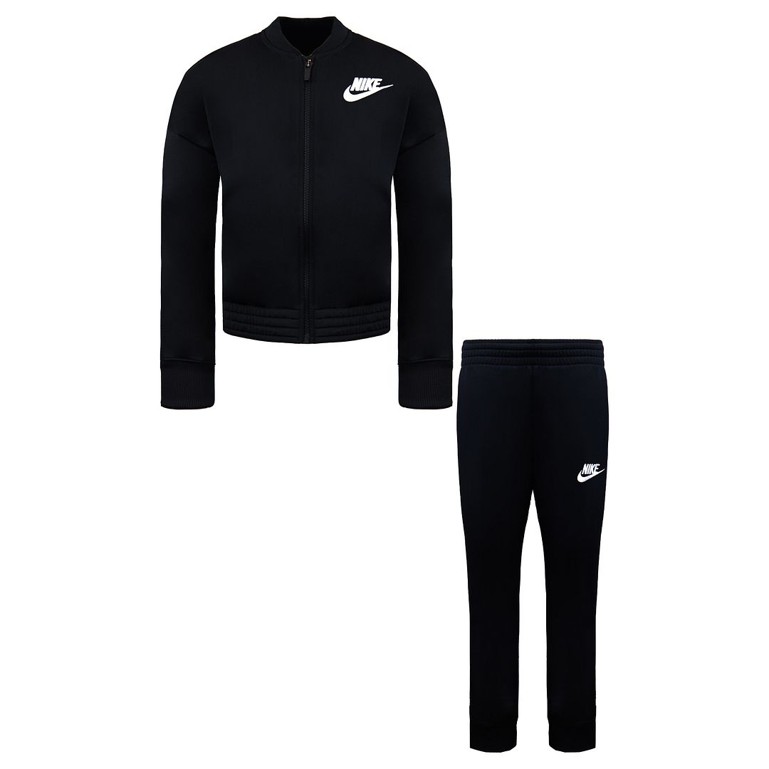 Nike Long Sleeve Zip Up Stretch Waist Womens Tracksuit BV2769 010