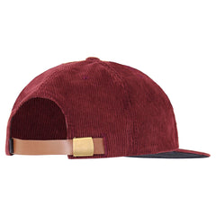 Supra Wine Red Graphic Logo Flat Brim Discord Cap C3092 554