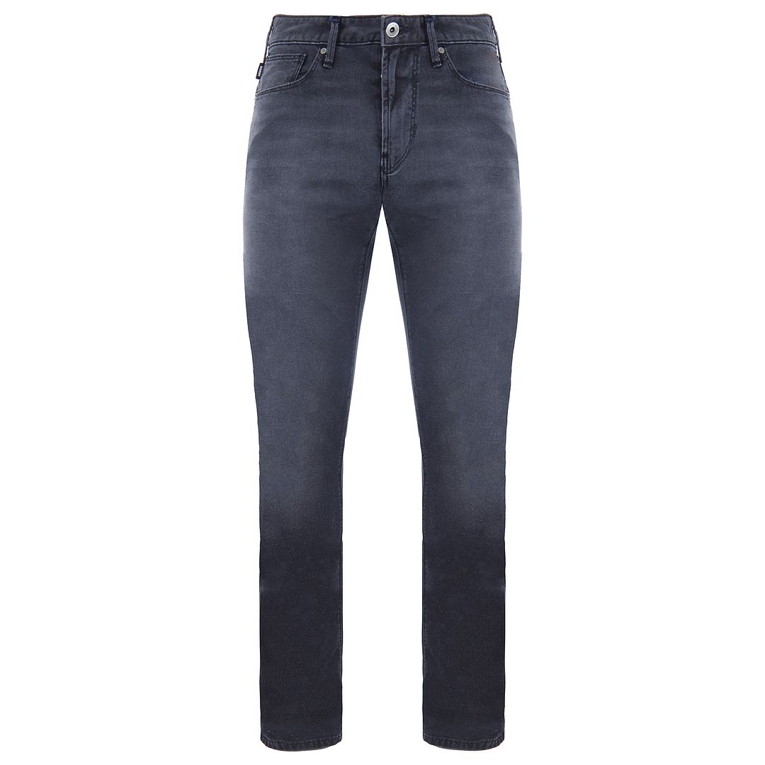 Armani Jeans Slim Fit Mens Black Denim
