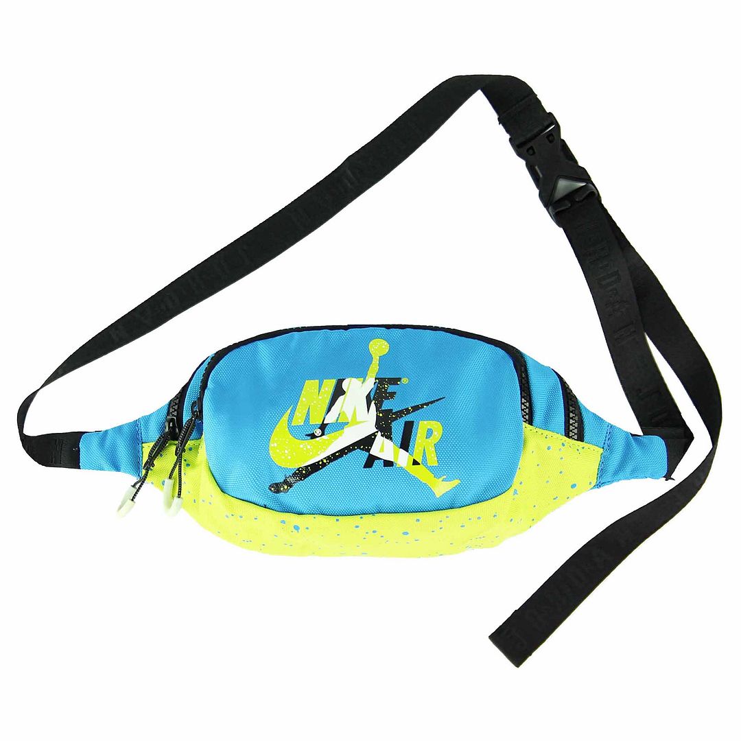 Nike Air Jordan Mens Green/Blue Waist Bag