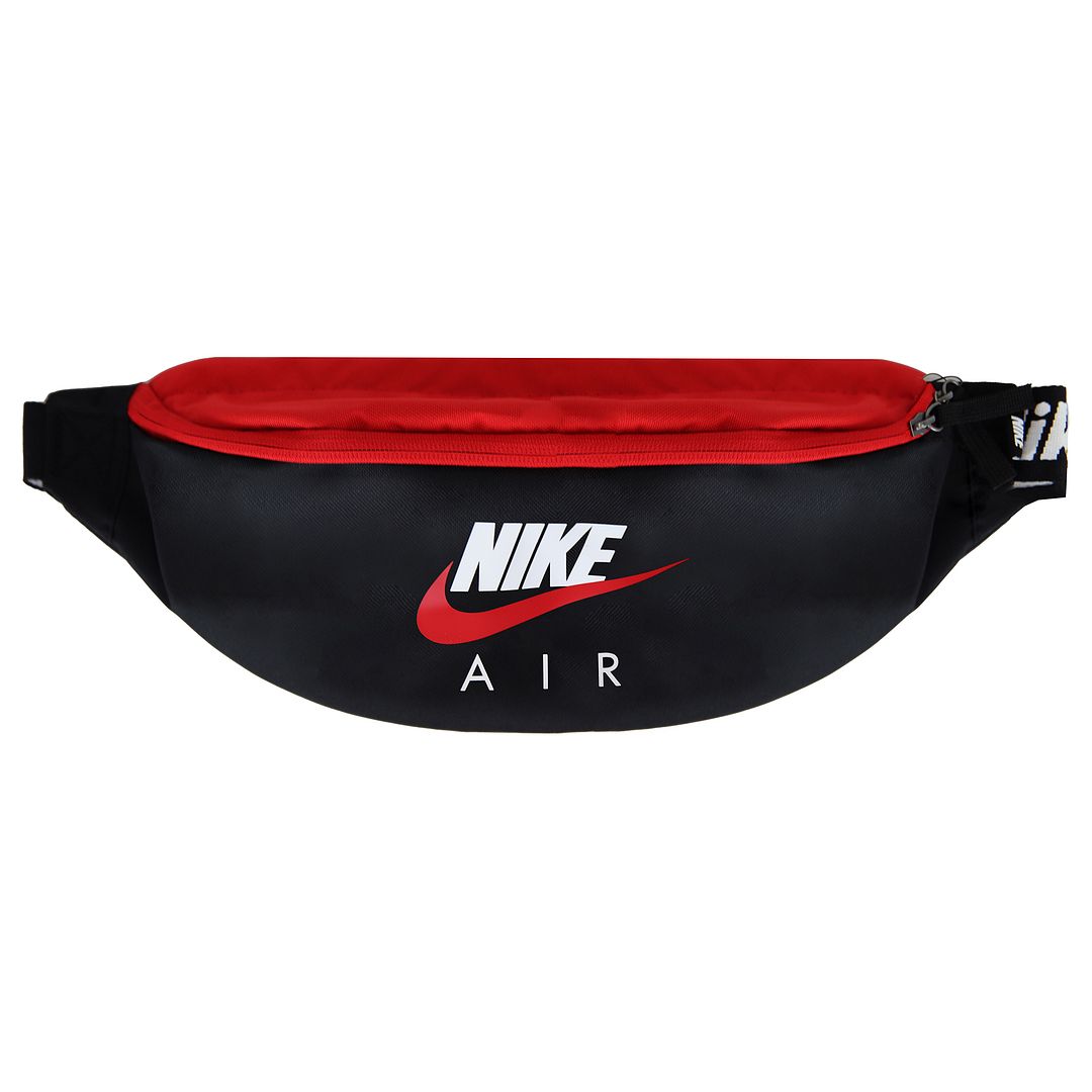 Nike Air Logo Mens Black/Red Waist Bag