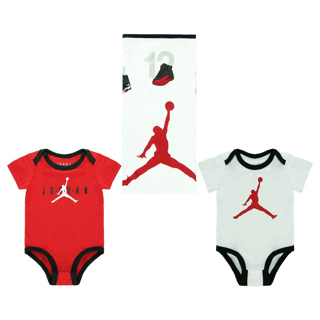 Nike Jordan Fist-Year 2-Pack Kids Bodysuit & Blanket Set