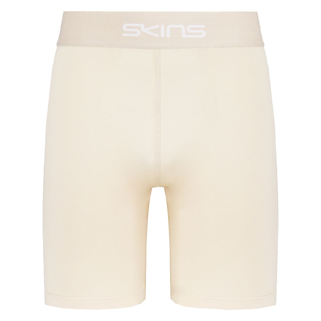 Skins DNAmic Force  Light Grey Junior Compression Tights Shorts