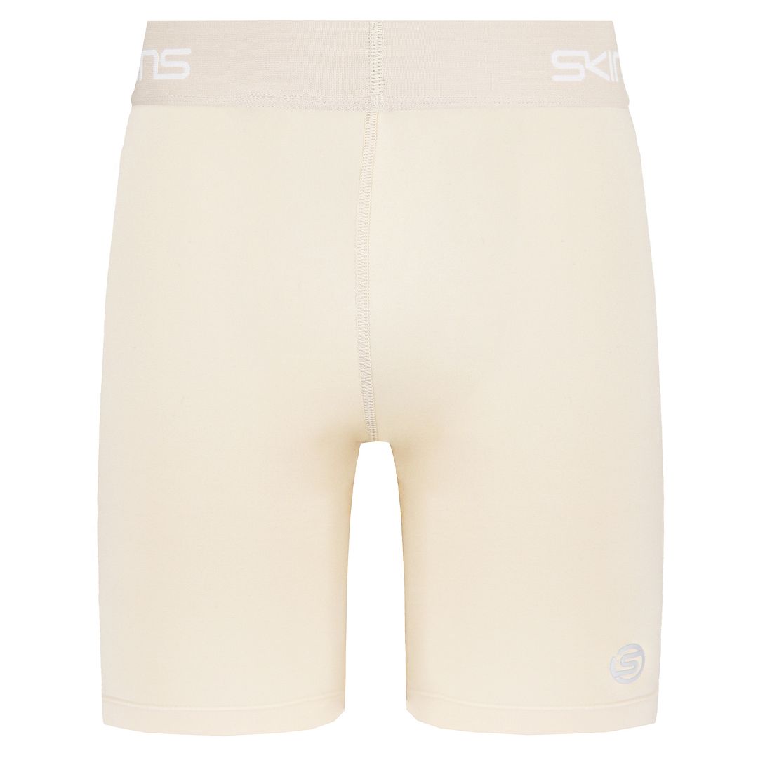 Skins DNAmic Force  Light Grey Junior Compression Tights Shorts