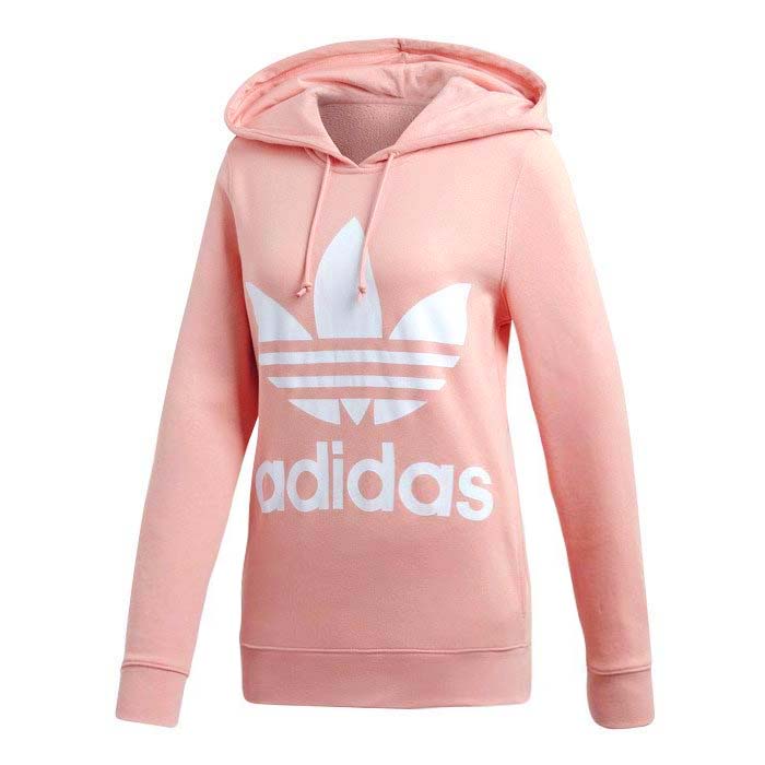 Adidas Trefoil Womens Dust Pink Hoodie