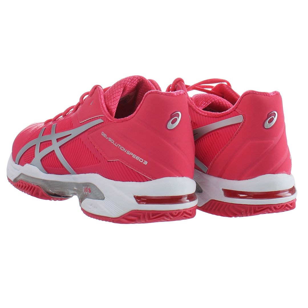 Asics Gel-Solution Speed 3 Clay Womens Pink Padel Shoes