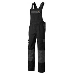 Dickies Everyday Bib & Brace Mens Black Work Dungarees