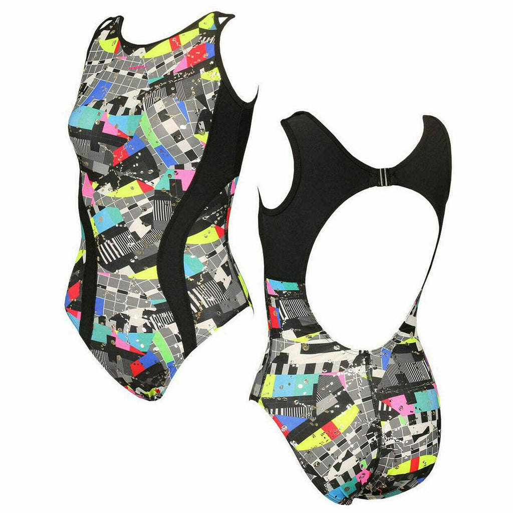 Maru Test Card Sparkle Womens Swimming Costume