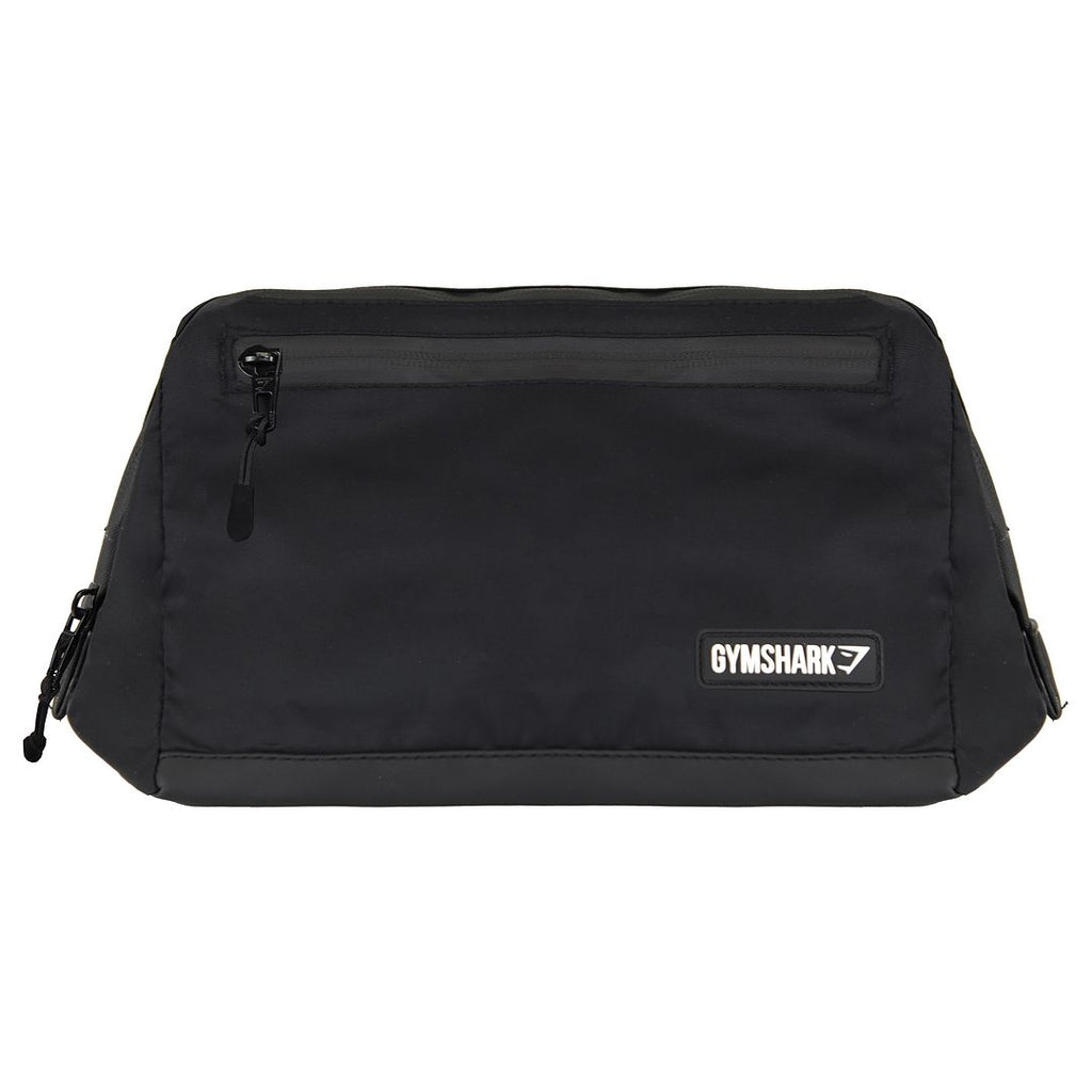 Gymshark Logo Black Wash Bag