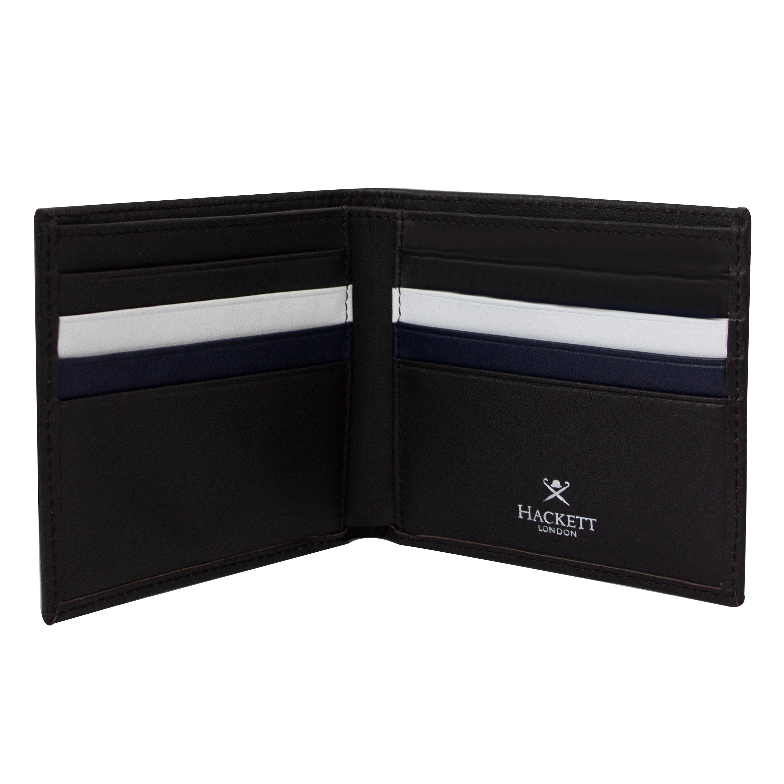 Hackett Billfold Mens Black Wallet