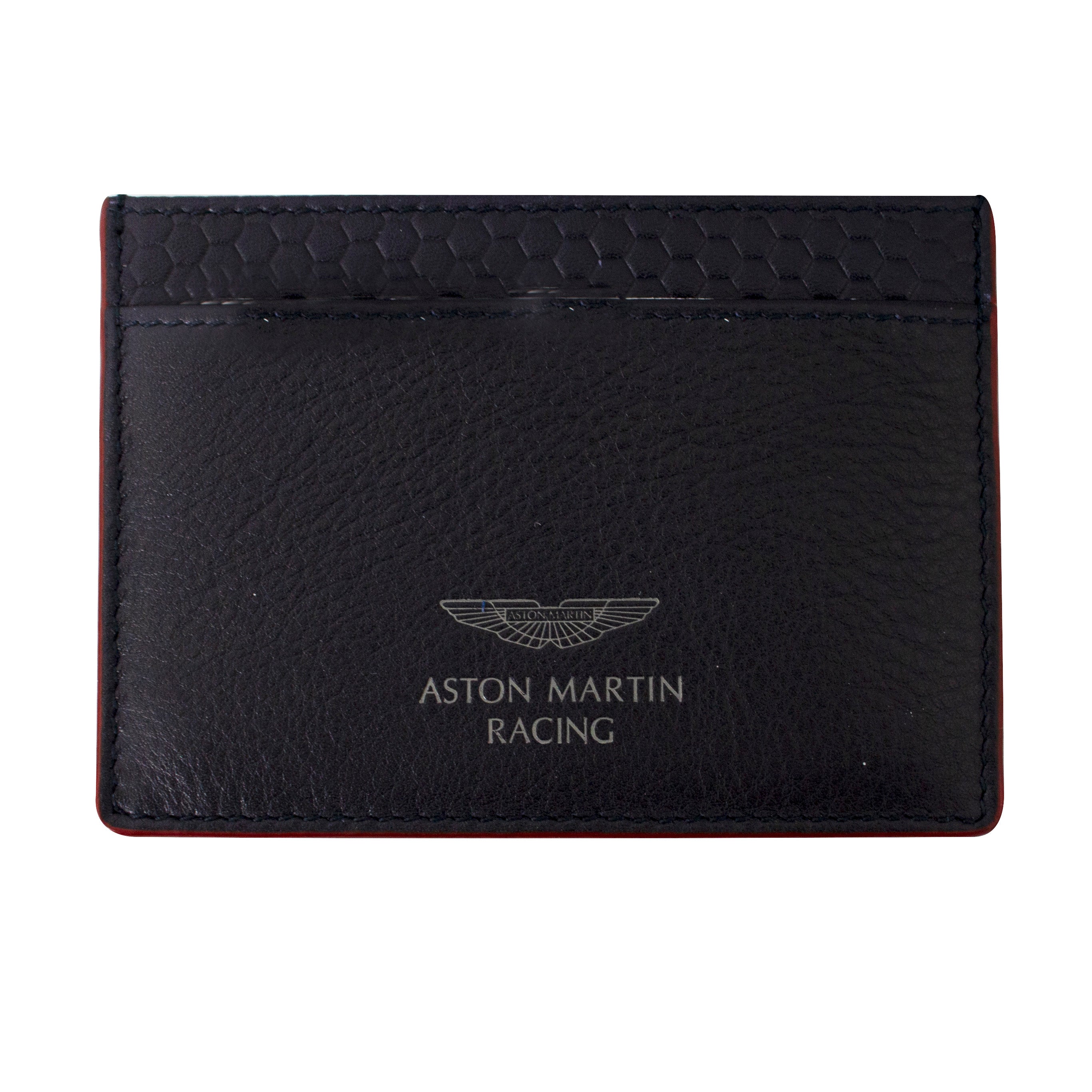 Hackett Aston Martin Mens Navy Card Holder Wallet