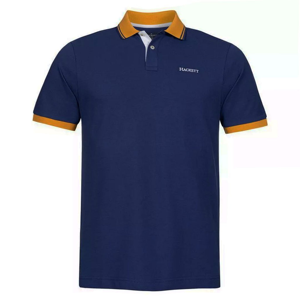 Hackett Logo Mens Navy Polo Shirt