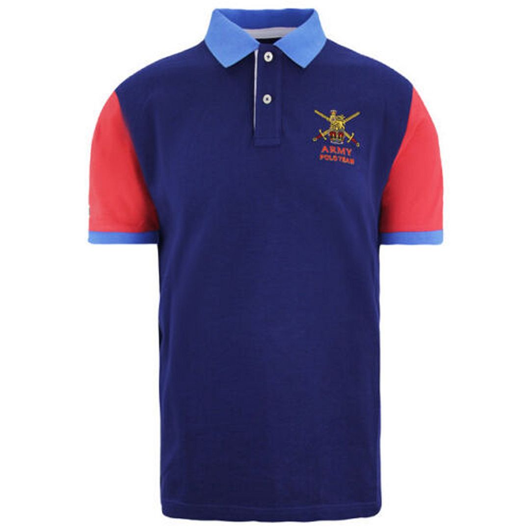 Hackett Army Polo Team Mens Navy Polo Shirt