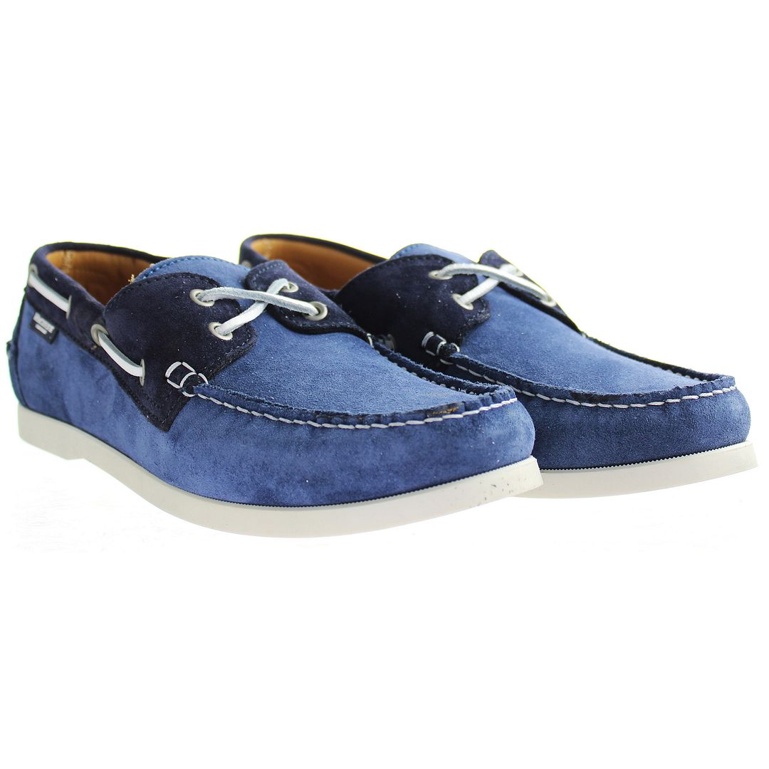 Hackett Boat Mens Blue Shoes