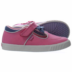 Kickers Tovni T-Bow Bumper Kids Pink Plimsolls